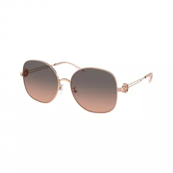 Tory Burch TY6112-3358G9 óculos de sol de mulher, armação Havana, lentes castanhas degradê, 56mm