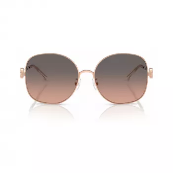 Tory Burch TY6112-3358G9 óculos de sol de mulher, armação Havana, lentes castanhas degradê, 56mm