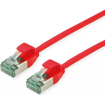 ROLINE RM cabo de rede U/FTP Cat.6A/Class EA SLIM vermelho 0,3m 21.45.3311