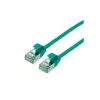 Cabo de patch ROLINE RM U/FTP Cat.6A Class EA Slim verde 0,15m 21.45.3330