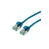 Cabo de patch ROLINE RM U/FTP Cat.6A/Class EA SLIM azul 0,3m - FTP 21.45.3341