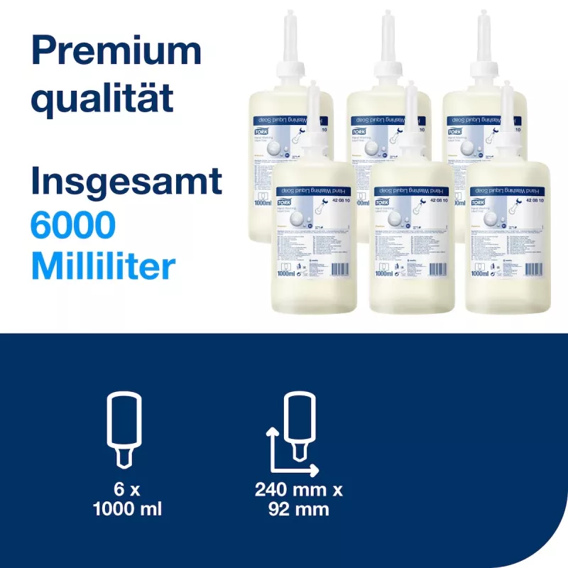 Sabonete líquido premium TORK S1 1 l, 1 unid. (420810)