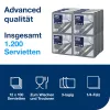 Guardanapos TORK Soft Dinner Advanced antracite 3 camadas 39 x 39,5 cm, 100 unidades (509401)