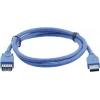 Cabo de extensão USB 3.0 Kramer Electronics ficha USB-A macho para conector USB-A fêmea, 1,6 m, preto (96-02310006)