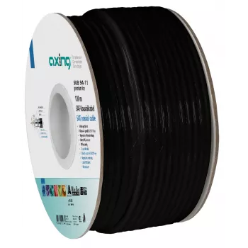 Cabo coaxial AXING SKB 94-11, tripla blindagem, 100 m, branco SKB09411
