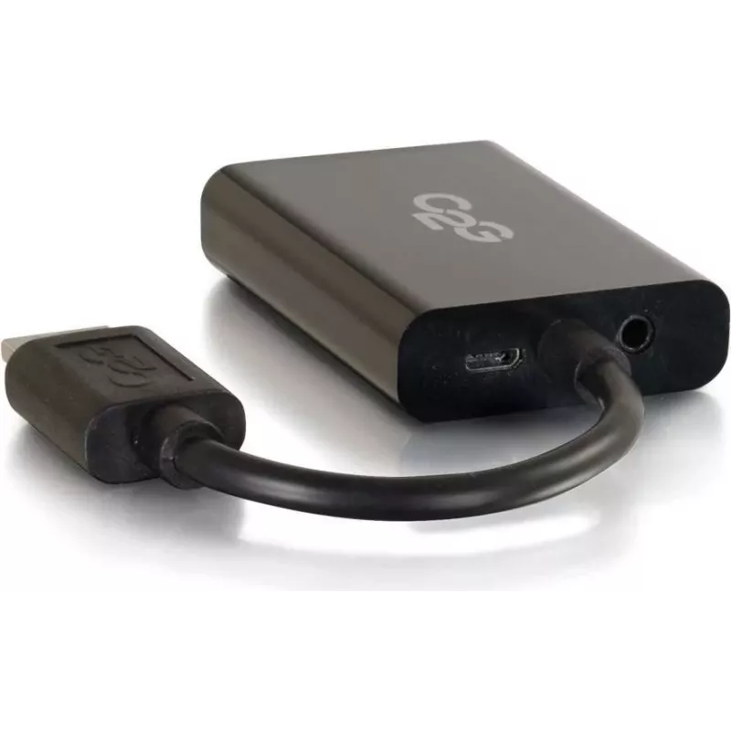 Adaptador HDMI para VGA C2G com alimentação e áudio de 3,5 mm 80501