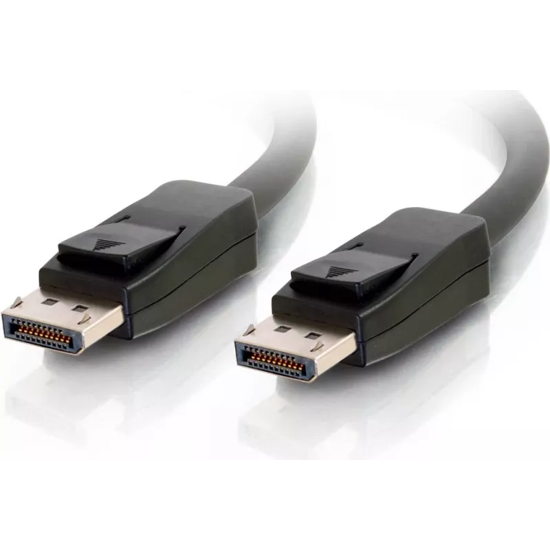 Cabo DisplayPort C2G de 10,0 m com bloqueio, ficha macho-ficha macho, 4K 60 Hz, preto 84405