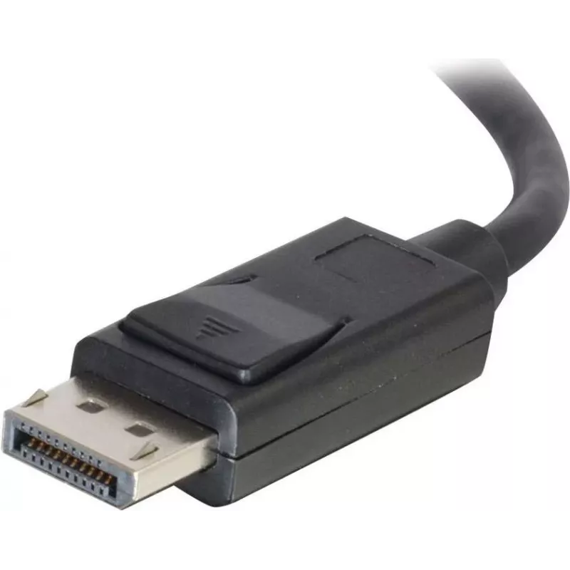 Cabo DisplayPort C2G de 10,0 m com bloqueio, ficha macho-ficha macho, 4K 60 Hz, preto 84405