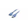 Cabo USB 3.2 Gen 1 Kramer C-USB3/MICROB, USB-A para Micro-USB B, 1,8 m, azul 96-02356006