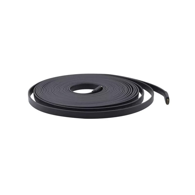 Cabo HDMI High-Speed com Ethernet plano Kramer C-HM/HM/FLAT/ETH-50, 15,2 m, preto 97-01014050