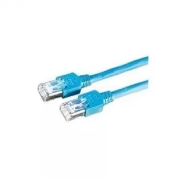Cabo de rede SFTP Cat5e Dätwyler 21.05.8104 de 10 m, RJ-45 para RJ-45, sem halogéneos, azul