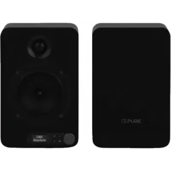 Rádio sistema Pure Acoustics Pure Classic Active preto EU/UK DAB/DAB+/FM com Bluetooth e telecomando (254590)