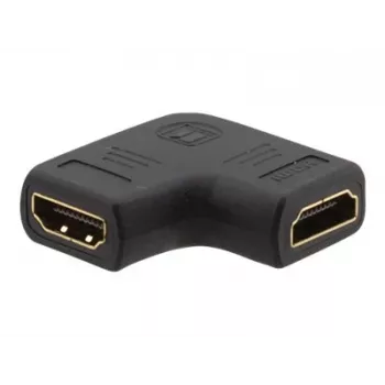 Adaptador de acoplamento HDMI Kramer AD-HF/HF/RA-FLAT fêmea para fêmea angular 99-9797211