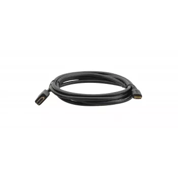 Cabo HDMI High-Speed com Ethernet Kramer C-HM/HM/A-C-6, ficha Mini HDMI Type-C macho para ficha HDMI Type-A macho, 1,8 m, preto 97-01115006