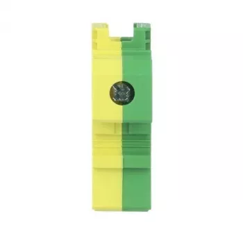 Terminal de terra ABB Smissline TP 35 mm², terminal de parafuso, verde/amarelo 2CCA183387R0001