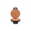 Máquina de waffles Trisa Retro em forma de coração, 5 waffles, preta (7384,4212)