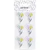 Autocolantes de papel flores 3D Artoz, 6 unid., autoadesivos, vários motivos florais para trabalhos manuais, scrapbooking, cartões, decoração, multicolor, superfície mate 185600-222