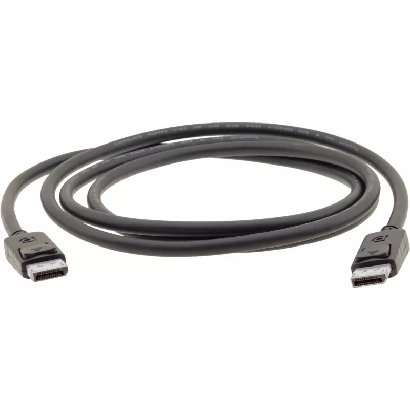 Cabo DisplayPort Kramer C-DP-50 15,2 m 4K preto com bloqueio 97-0617050