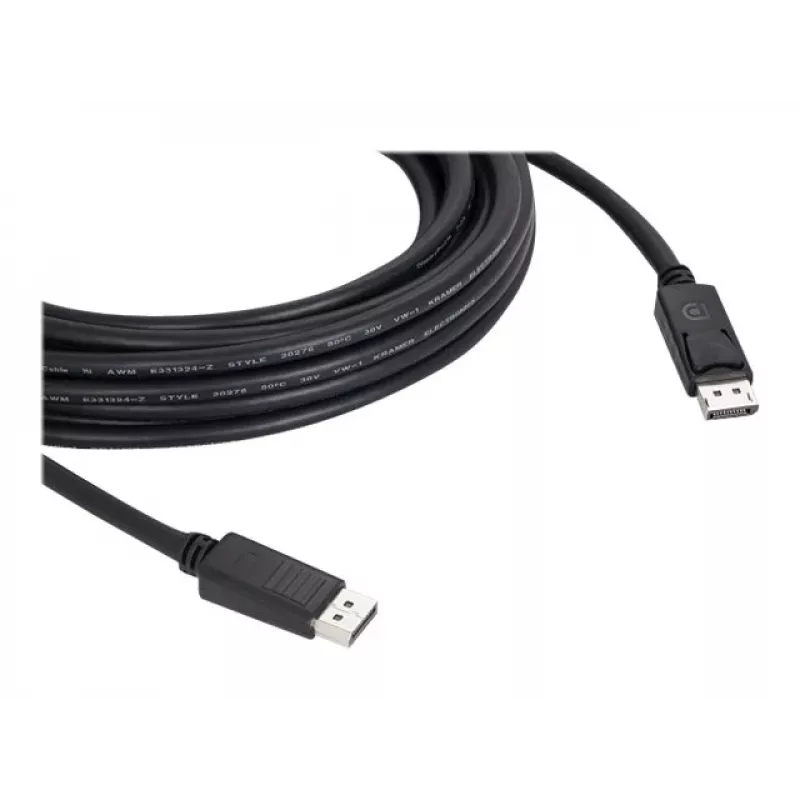 Cabo DisplayPort Kramer C-DP-50 15,2 m 4K preto com bloqueio 97-0617050