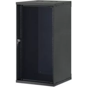 Armário de rede de parede 19 polegadas Intellinet, Basic Line, 20U, 560 mm de profundidade, preto RAL 9005 (716796)