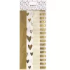 Papel de seda decorativo ARTOZ pontos dourado/branco 50 x 70 cm (144500-76)