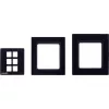 Conjunto de painel EU Kramer Electronics RC-206/RC-306 80/86 (B) – conjunto de moldura e painel frontal preto para versão EU do RC-206/RC-306 30-00020599