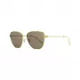 Óculos de sol quadrados de mulher Tory Burch TY6105, armação dark havana, lentes brown gradient, 55mm TY6105-32787N