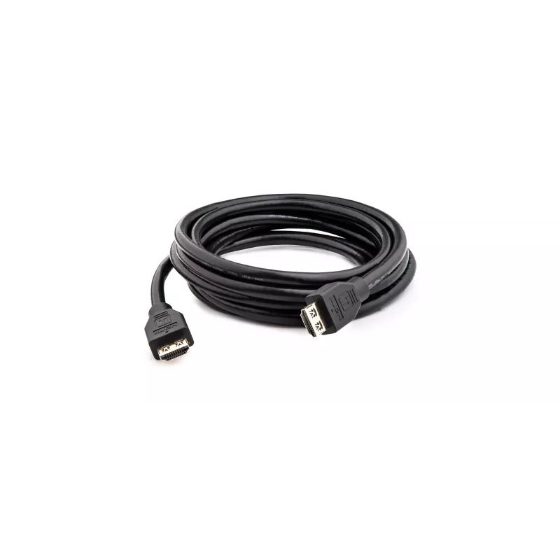Kramer C-HMU-3 Cabo HDMI Ultra High Speed com Ethernet, 0,9 m, Fichas com Bloqueio, Preto, 8K 60 Hz 97-0102003