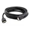 Kramer C-HMU-3 Cabo HDMI Ultra High Speed com Ethernet, 0,9 m, Fichas com Bloqueio, Preto, 8K 60 Hz 97-0102003
