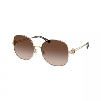 Tory Burch TY6112-334613 Óculos de Sol de Mulher Butterfly Dark Havana Castanho Degradê 56/16/140 mm