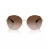 Tory Burch TY6112-334613 Óculos de Sol de Mulher Butterfly Dark Havana Castanho Degradê 56/16/140 mm