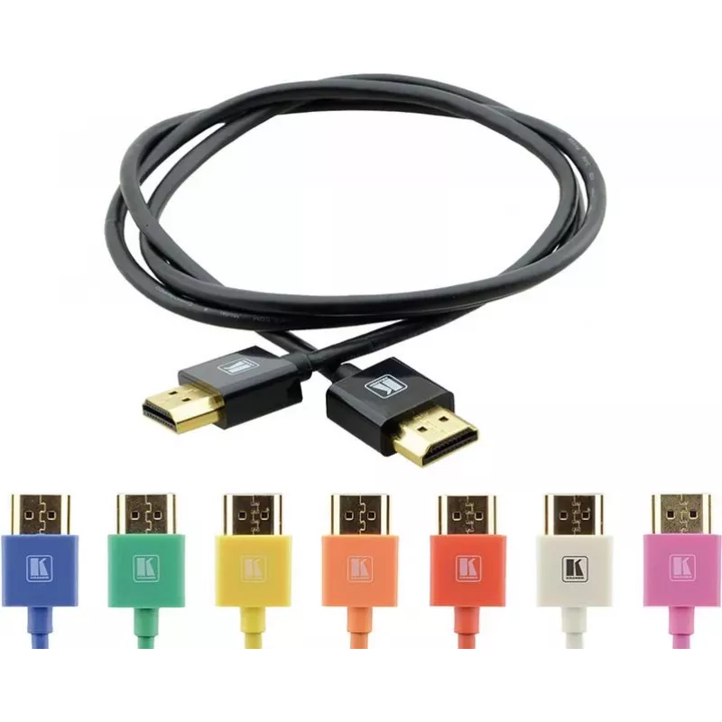 Kramer C-HM/HM/PICO/BK-5 Cabo HDMI High-Speed com Ethernet - 1,52 m, Preto 97-0132005