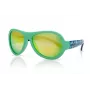 SHADEZ SHZ 44 Óculos de Sol de Designer Estampado de Folhas Verde para Criança 3-7 Anos, UV400, Inquebrável