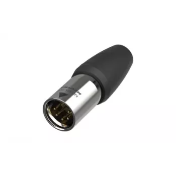 Neutrik NC5MX1-TOP Ficha de Cabo XLR de 5 Polos, Macho, Preto, IP65
