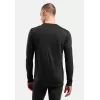 Odlo Merino 200 BL Top Crew Neck LS Camada Base - Preto - XXL
