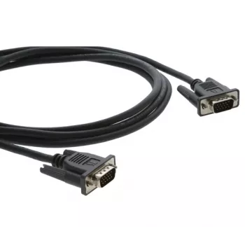Kramer C-MGM/MGM-6 Cabo VGA, Ficha HD-15 para Ficha HD-15, 1,8 m, Moldado, Preto 92-7201006