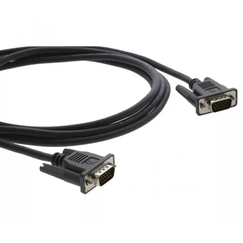 Kramer C-MGM/MGM-6 Cabo VGA, Ficha HD-15 para Ficha HD-15, 1,8 m, Moldado, Preto 92-7201006