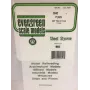 Placa de poliestireno Evergreen 300 mm x 150 mm x 1,00 mm, pack de 2, branco 9040