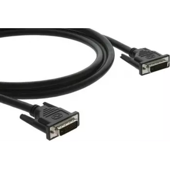 Cabo DVI-D Dual-Link Kramer C-DM/DM-6, 1,8 m, moldado, preto 94-0101006