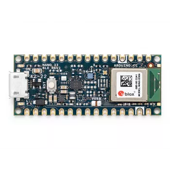 Placa Arduino Nano 33 BLE Rev2 ABX00071 com nRF52840 Cortex-M4 e BLE 5.0