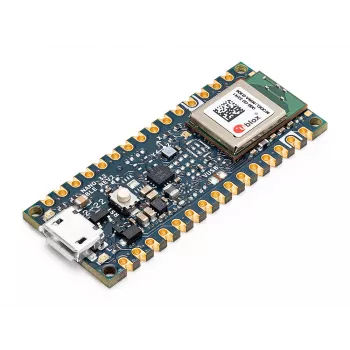 Placa Arduino Nano 33 BLE Rev2 ABX00071 com nRF52840 Cortex-M4 e BLE 5.0