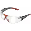 Óculos de proteção Honeywell AIDC 1035641 lentes transparentes, armação vermelha