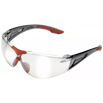 Óculos de proteção Honeywell AIDC 1035641 lentes transparentes, armação vermelha