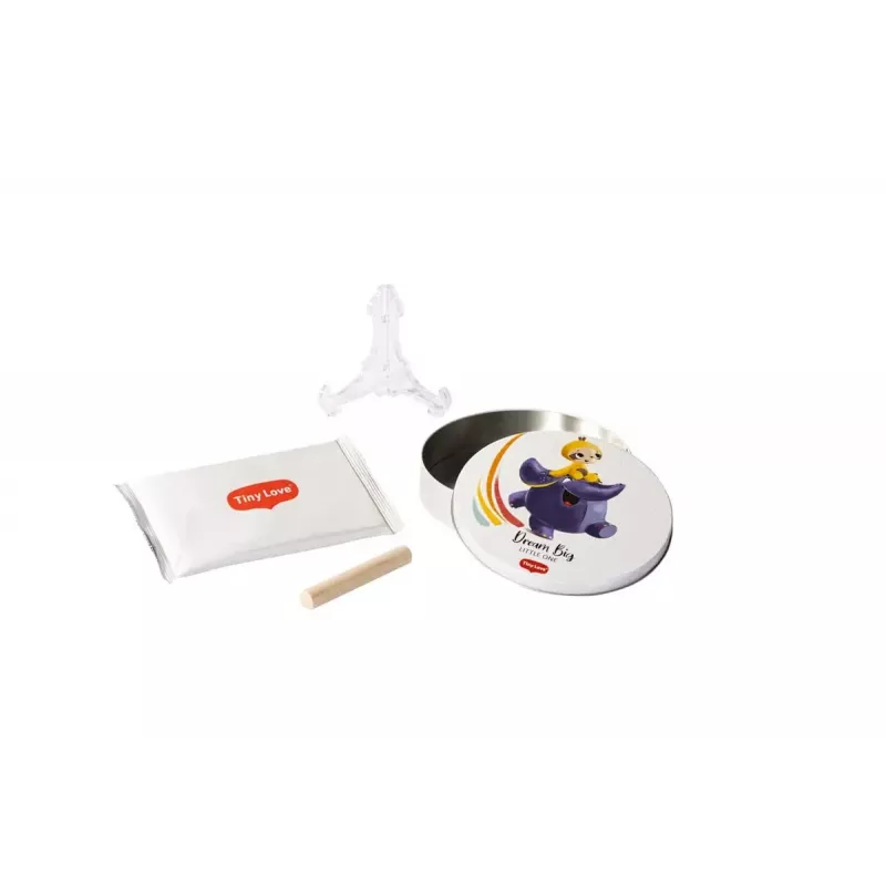 Conjunto de recordação redondo de impressões de mãos e pés para bebé Tiny Love Magic Box