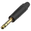 Ficha jack TRS de 1/4 polegadas Neutrik NP3XX-AU-0 com contactos banhados a ouro
