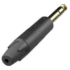 Ficha jack TRS de 1/4 polegadas Neutrik NP3XX-AU-0 com contactos banhados a ouro
