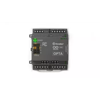 Módulo de expansão analógico Arduino Opta AFX00007 - 4 entradas analógicas configuráveis, 2 saídas analógicas, 12-24 VDC, calha DIN