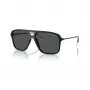 Óculos de sol de homem Armani Exchange AX4150SU, armação preta, lentes cinzentas, 59/15/145 mm AX4150SU80588