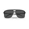Óculos de sol de homem Armani Exchange AX4150SU, armação preta, lentes cinzentas, 59/15/145 mm AX4150SU80588