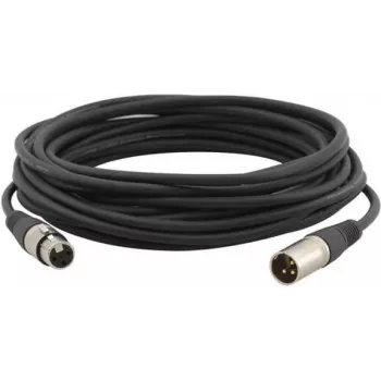 Cabo de áudio Kramer série C-XLQM/XLQF Quad-Style - conector fêmea XLR3 para ficha macho XLR3 - 15,2 m - blindado 95-1211050